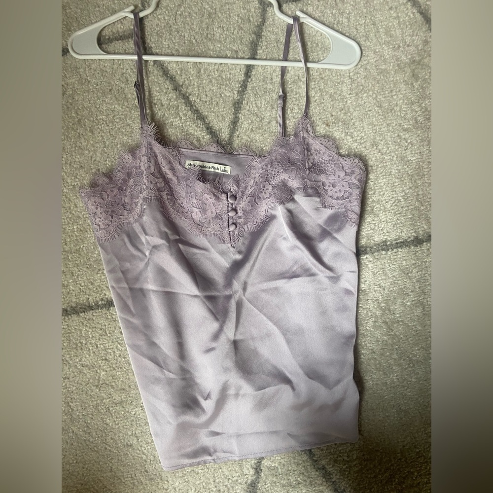 A&F Silk Lace Cami Size Small NWT